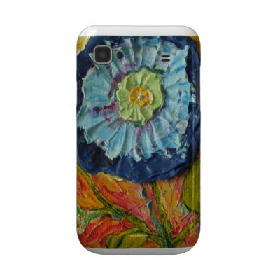Blue Morning Glory Samsung Galexy Case Samsung Galaxy S Cases by OriginalsbyParis