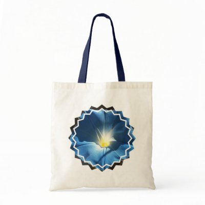 Blue Morning Glory Small Bag by PerennialGardens