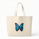 Blue Morpho Butterfly Canvas Bags