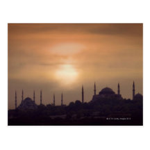 Blue Mosque and Hagia Sophia Turkey, Istanbul Postcard
