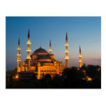 Blue Mosque at twilight Postcard
