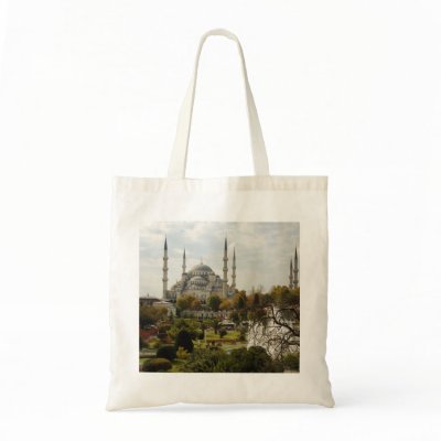 Blue Mosque Bag by VectorGraphics
