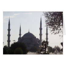Blue Mosque Greeting Cards