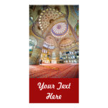 Blue Mosque Interior in Istanbul Personalized Photo Card