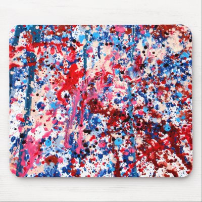 Blue Mosquito Nightmare Mouse Pad by TheGalacticGroundhog