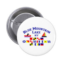 Blue Mountain Lake NY Signal Flags Buttons