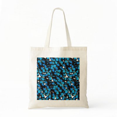 Blue Mountain Swallowtail Canvas Bag by thenaturalgift