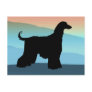 Blue Mountains Afghan Hound Postcard