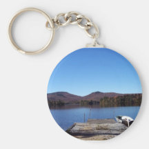 Blue Mt. Lake Keychain