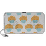 Blue Muffin pattern Speakers
