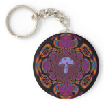 Blue Mushroom #12 keychains