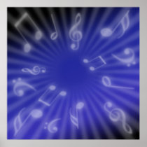 Blue Music Posters