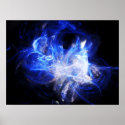 Blue Nebula Poster posters