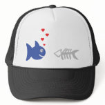 blue nekrophiliac fish icon hat