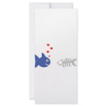 blue nekrophiliac fish icon rack cards