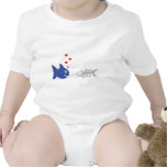 blue nekrophiliac fish icon tee shirt