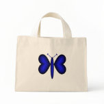 Blue Neon Hearts Butterfly Bags