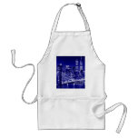 Blue New York City Night Apron