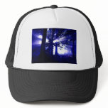 Blue Night Trees Hats