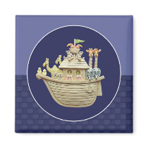 Blue Noah's Ark magnets