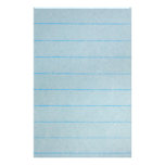 Blue Notebook Paper stationery