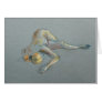 Blue Nude Greeting Card