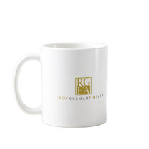 Blue Nude classic white  mug with art and logo