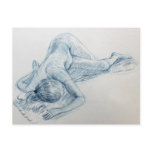 Blue Nude Postcards