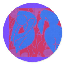 Blue nudes sticker #2