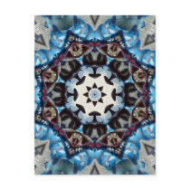 Blue Octagon Post Cards