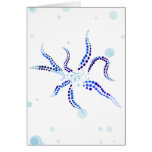 Blue Octopus Garden Card