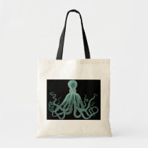 Blue Octopus Totebag