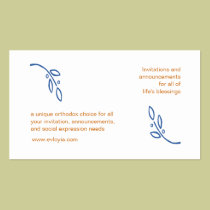 Blue Olive business cards