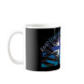 Blue on Black Rising Sun Coffee Mugs