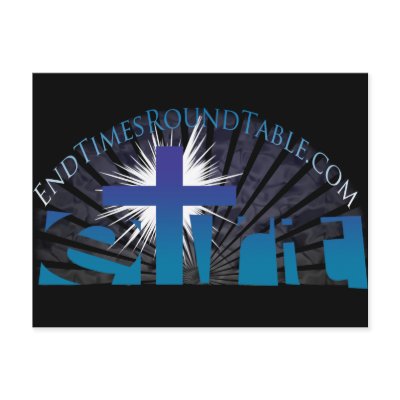Blue on Black Rising Sun Post Cards by EndTimesRoundTable