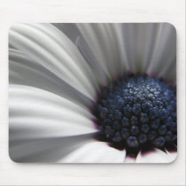 Blue on white mousepad