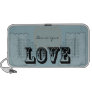 Blue Orange Country Boots Love Notebook Speaker