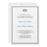 Blue Orchid Invitation