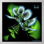 blue orchid posters