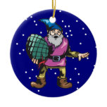 Blue Ornament and Santas Elf
