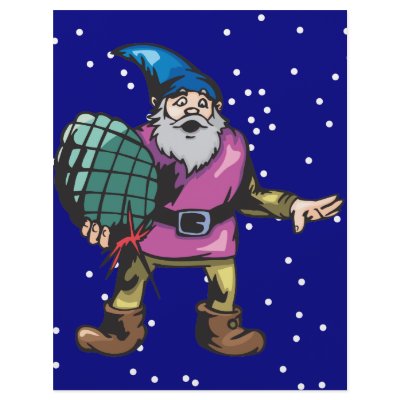 Blue Ornament and Santas Elf Flyer by christmas_tshirts