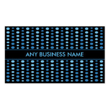 BLUE OVAL DESIGNER PATTERN BUSINESS CARD TEMPLATES