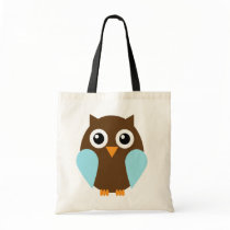 Blue Owl Canvas Bags
