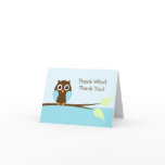 Blue Owl Thank You Cards