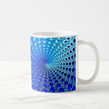 Blue Oyster Spiral Coffee Mugs