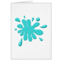 Blue Paint Splodge