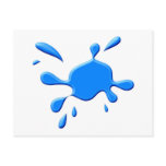 Blue Paint Splodge