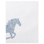 Blue Paisley Horse Flyer