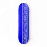 Blue Paisley Skateboard Pro