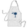 Blue Palmetto Apron